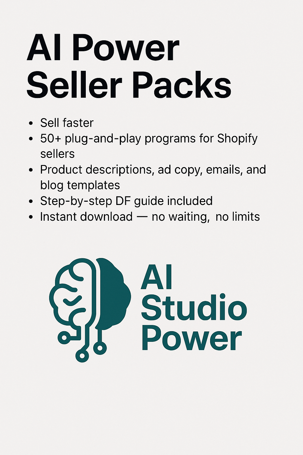 AI Power Seller Pack — Launch Smarter, Sell Faster